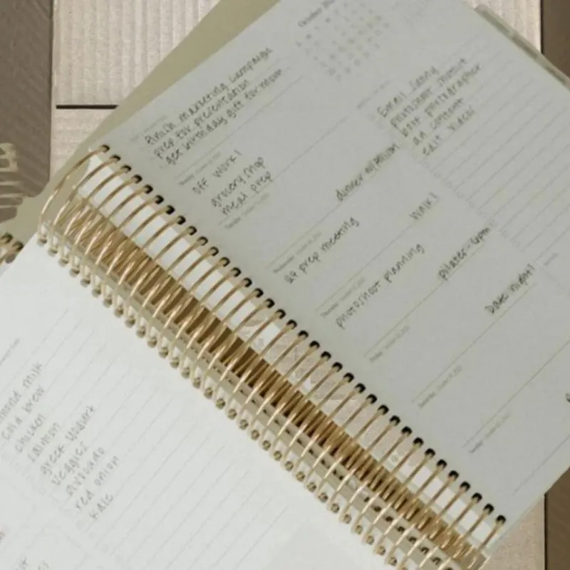 2024-2025 Daily Weekly Planner Spiral Notebooks