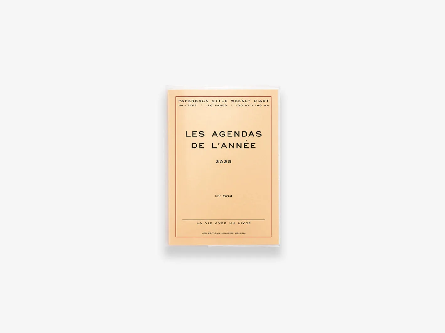 2025 Les Agendas de L'Année A6 Cream