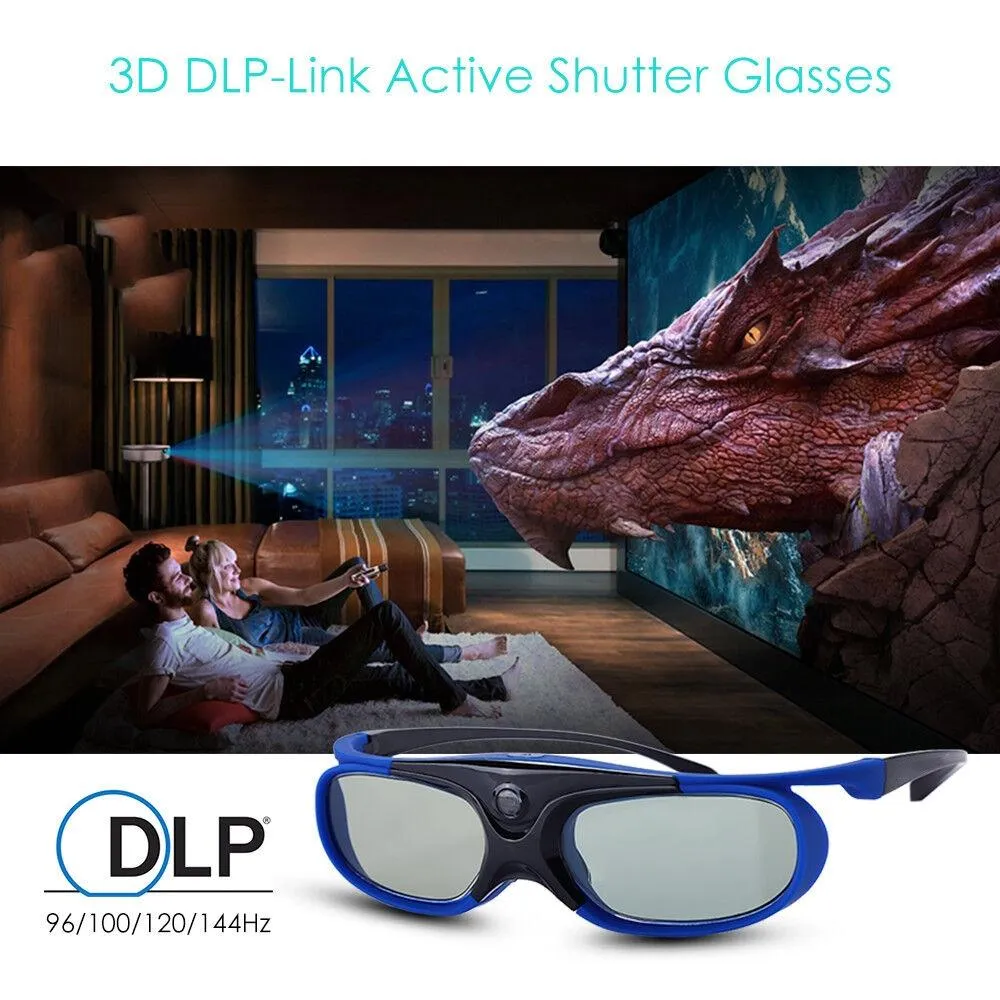 3d Glasses for Dlp Link Projection - Active Shutter