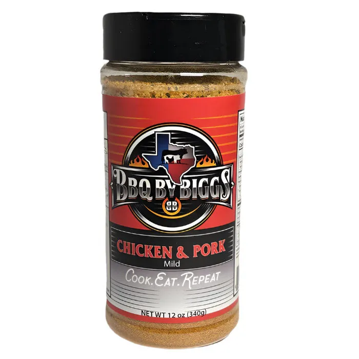 BBQ by Biggs 3-Pack Rub Set – Beef, Chicken & Pork, and Honey BBQ Rubs