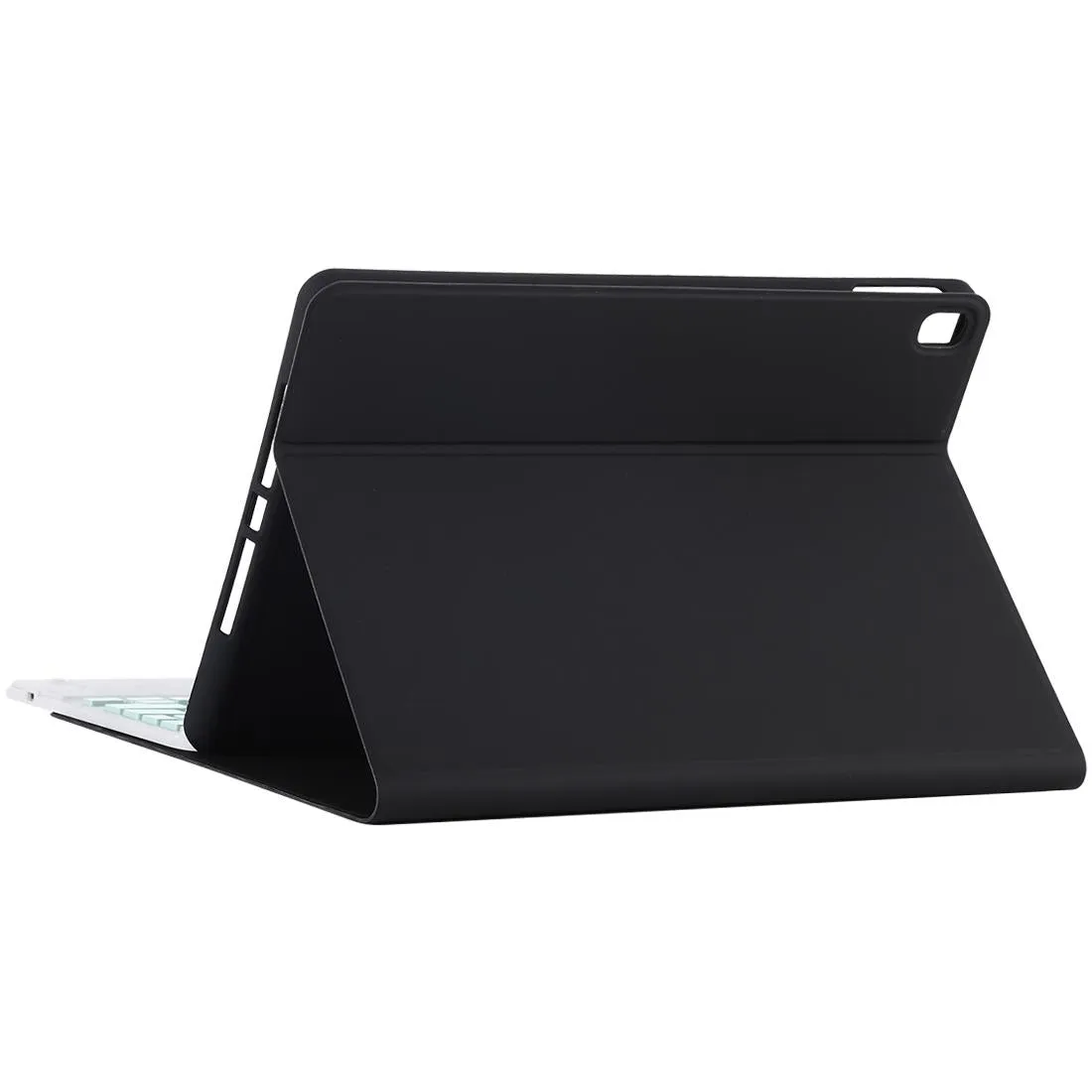 Bluetooth Keyboard & Tablet Case For Ipad 10.2 / Ipad Air 2019 - Detachable Touch Pad Pen Slot Holder - Microfiber Leather