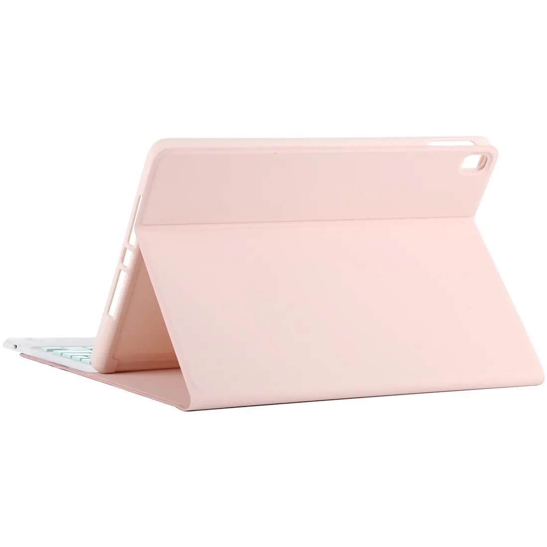 Bluetooth Keyboard & Tablet Case For Ipad 10.2 / Ipad Air 2019 - Detachable Touch Pad Pen Slot Holder - Microfiber Leather