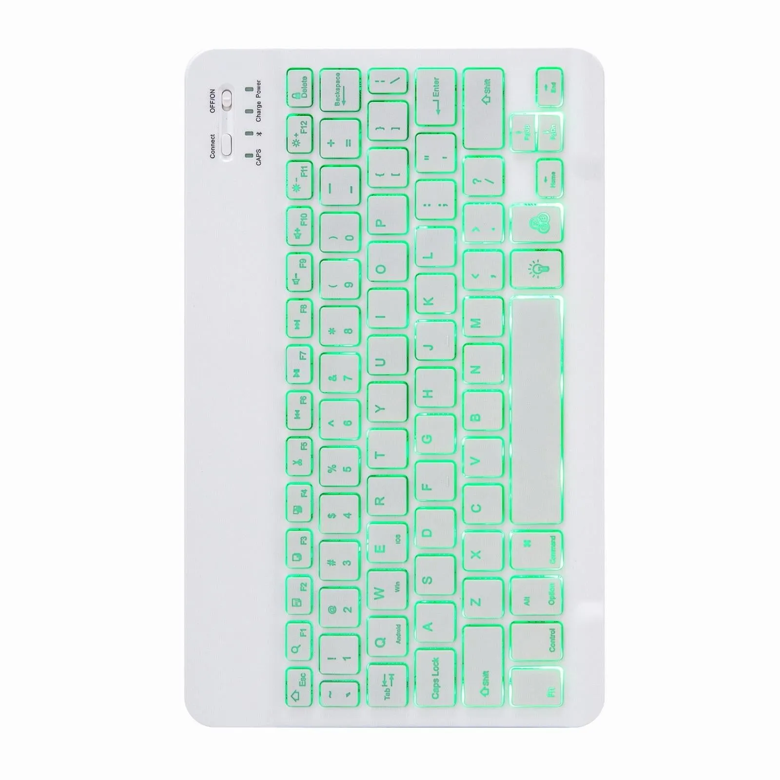 Bluetooth Keyboard Leather Case For Ipad 10.2 / 10.5 With Monochrome Backlight & Three-Fold Holder