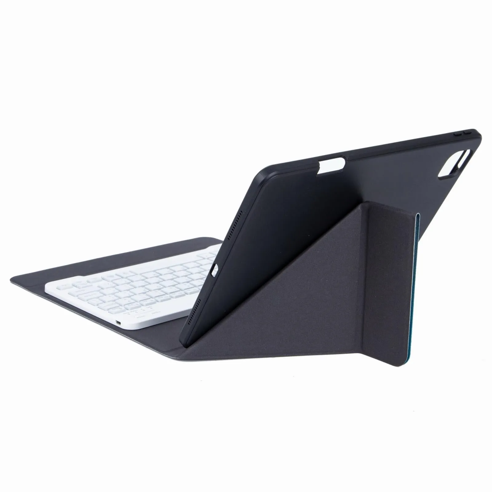 Bluetooth Keyboard Leather Case For Ipad 10.2 / 10.5 With Monochrome Backlight & Three-Fold Holder