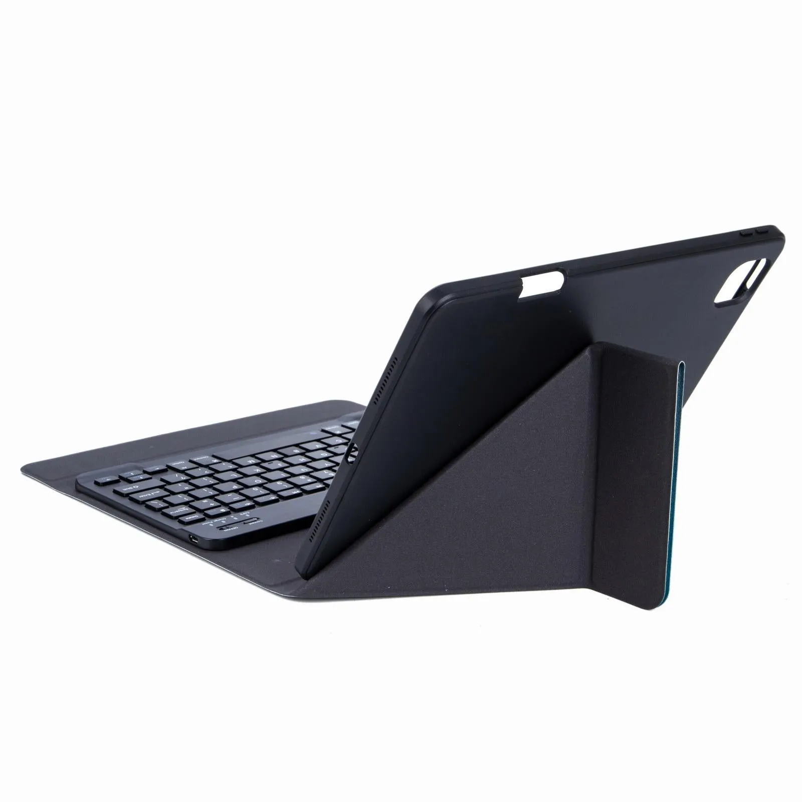 Bluetooth Keyboard Leather Case For Ipad 10.2 / 10.5 With Tri-Colour Backlight & Three-Fold Holder