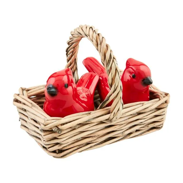 Cardinal Salt And Pepper Shakers