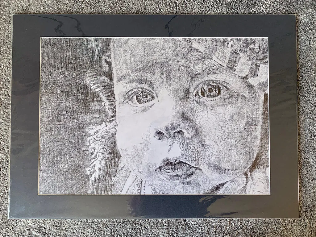 Daisy child portrait by Stella Tooth