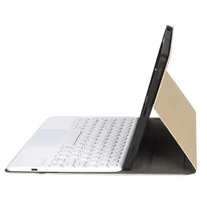 Detachable Bluetooth Keyboard Leather Case For Ipad Air 4 / Pro 11 - Touch Control Pen Slot Stand - Lambskin Texture