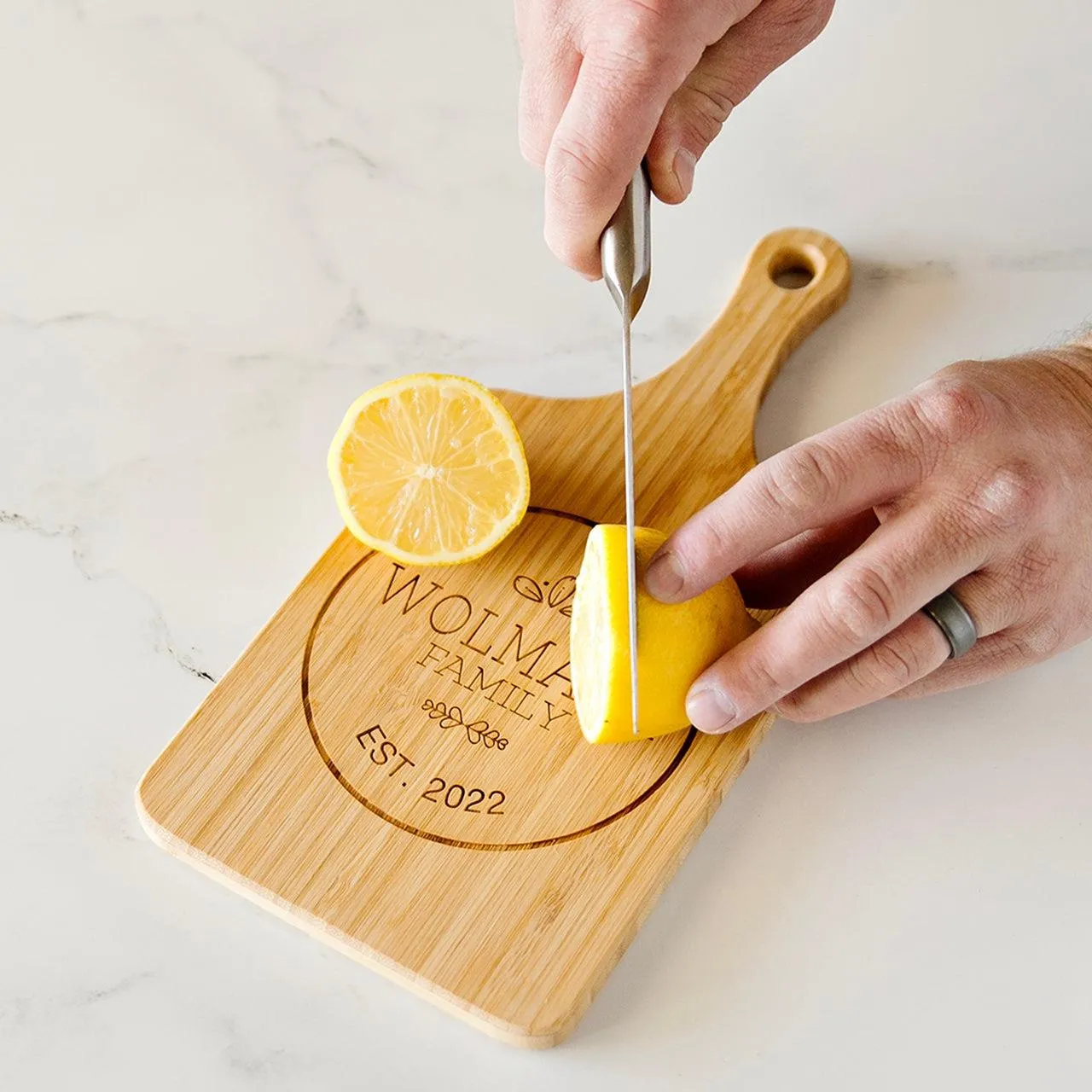 Eat Drink Be & Be Married Bamboo Charcuterie Boards