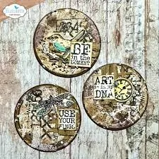 Elizabeth Craft Metal Die Artist Trading Coin