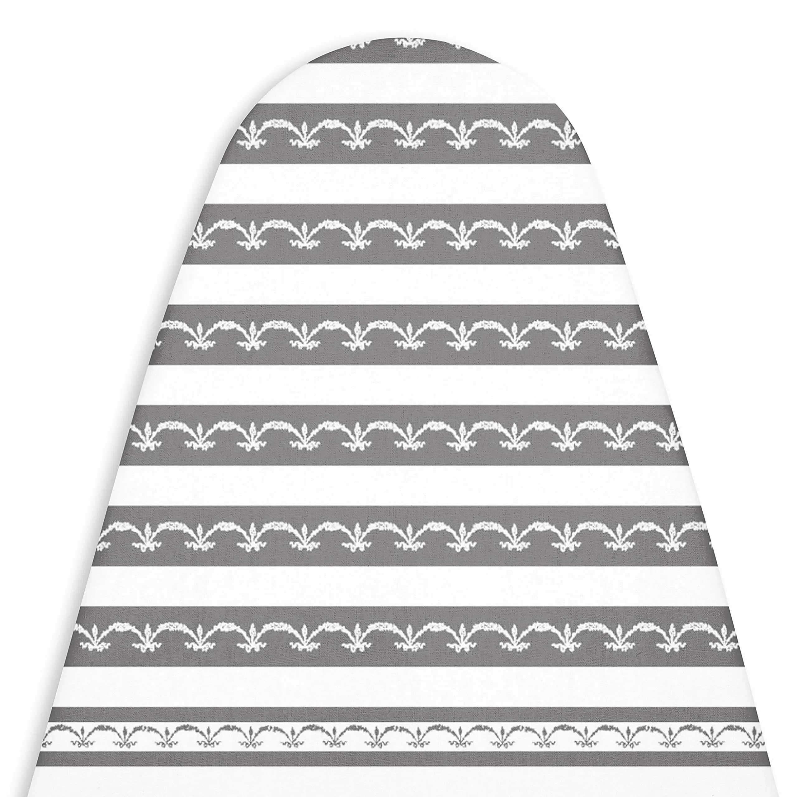 Encasa Homes Ironing Board Cover with 3mm Thick Felt Pad for Steam Press (Fits Standard Medium Boards of 112x34 cm) Heat Reflective, Scorch & Stain Resistant, Printed - Yellow Moon