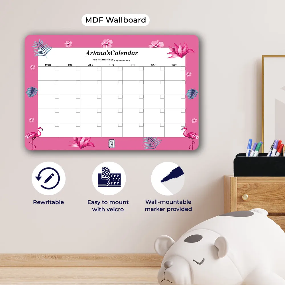 Flamingo Fiesta Kids Calendar