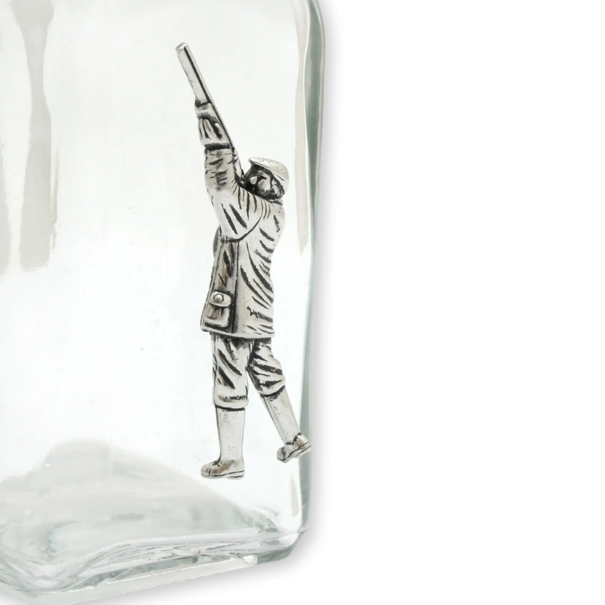 Game Shooter Glass Salt and Pepper Shakers