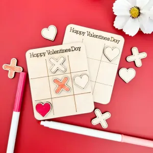 Mini Valentine's Day Tic-Tac-Toe Game