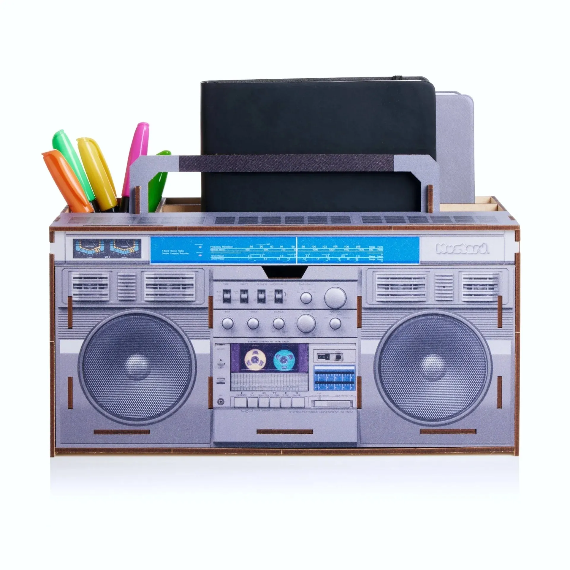 Mustard London Boom Box Desk Organiser