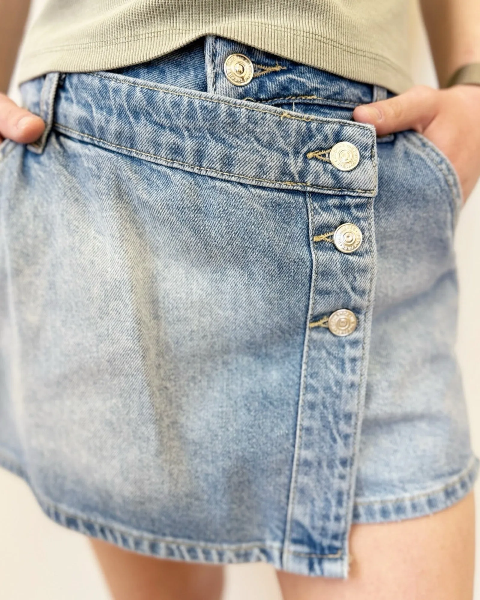 Nevada Denim Mini Skirt
