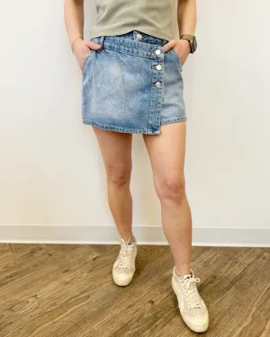 Nevada Denim Mini Skirt