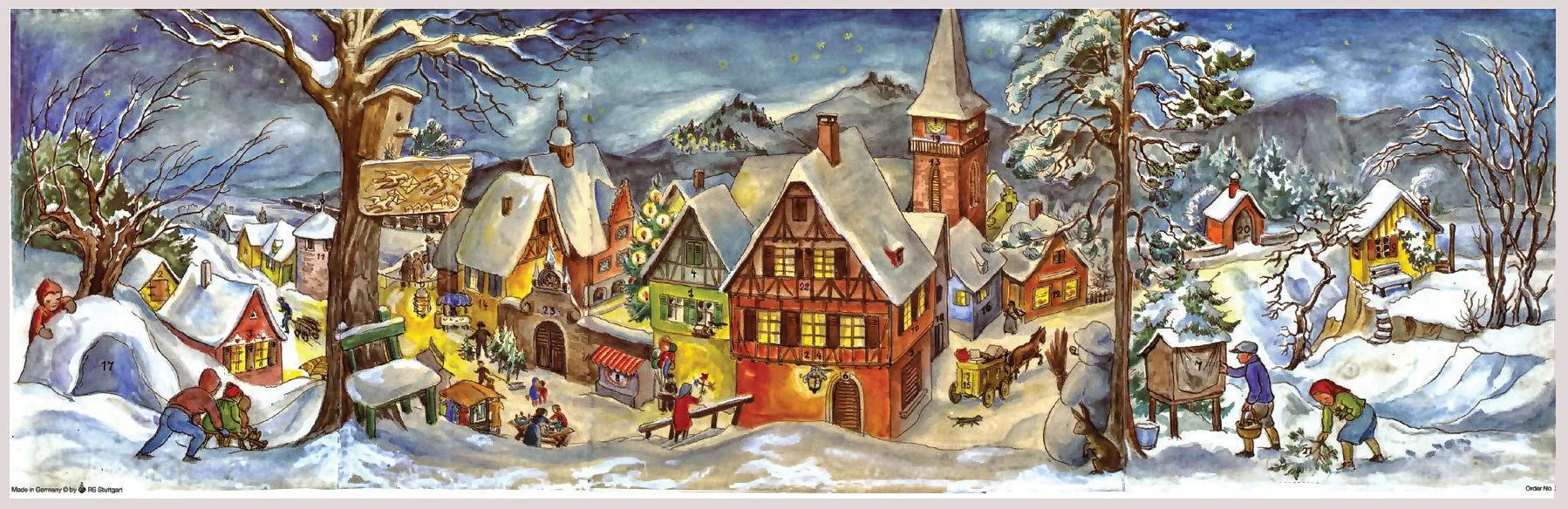 Nostalgic XL German Advent Calendar Classics