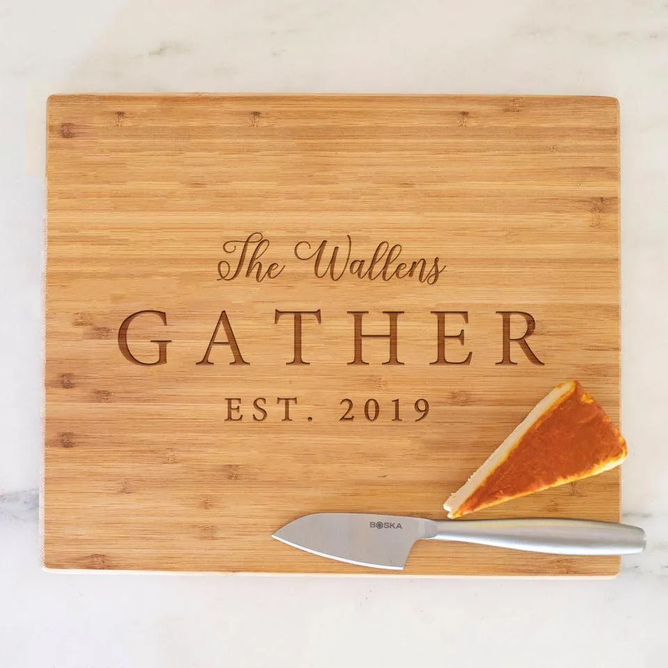 Personalized Holiday 11x13 Cutting  Boards