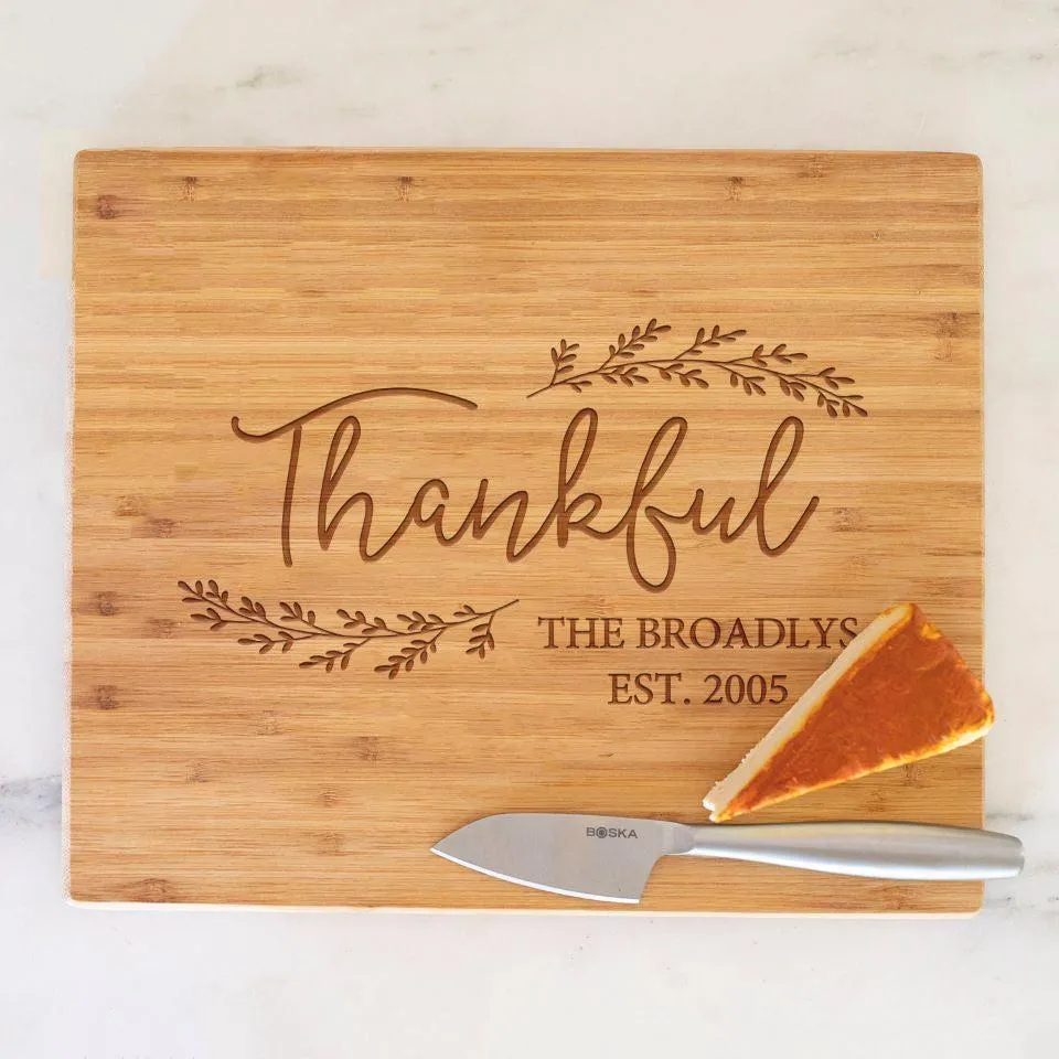 Personalized Holiday 11x13 Cutting  Boards