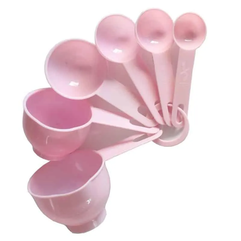 Plastic Measuring Cup with Measuring Spoons 10 pcs Set