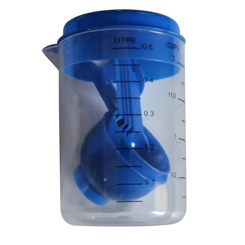 Plastic Measuring Cup with Measuring Spoons 10 pcs Set