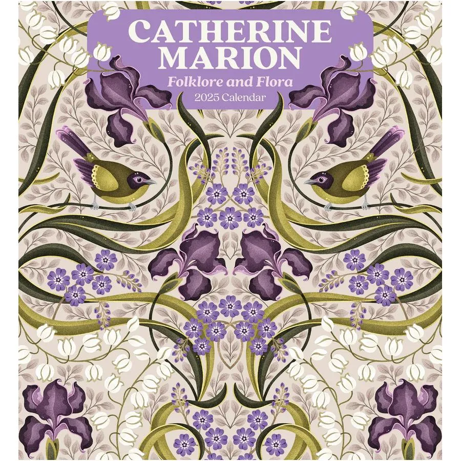 Pomegranate 2025 Wall Calendar - Catherine Marion: Folklore and Flora