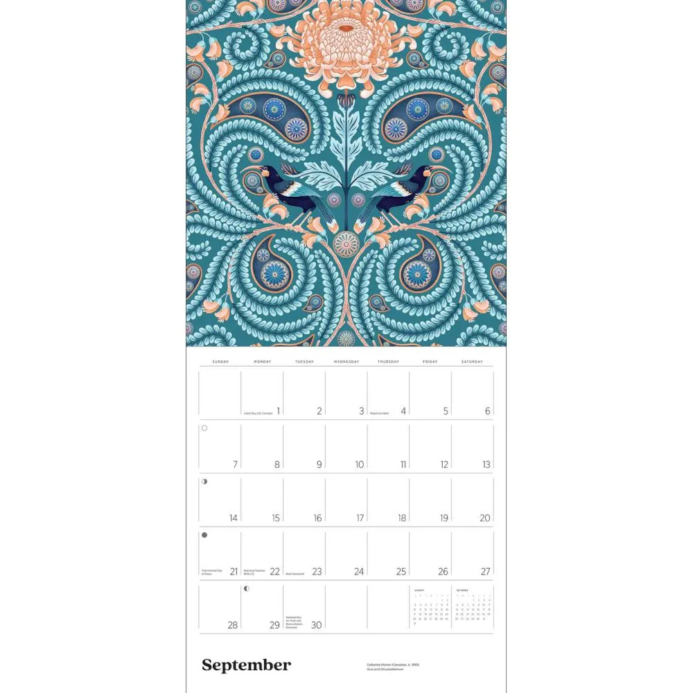 Pomegranate 2025 Wall Calendar - Catherine Marion: Folklore and Flora