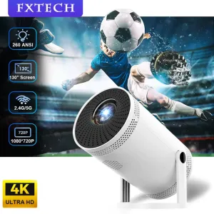 Portable Smart Projector 4K HD Screen 1280*720P 5G Wireless.