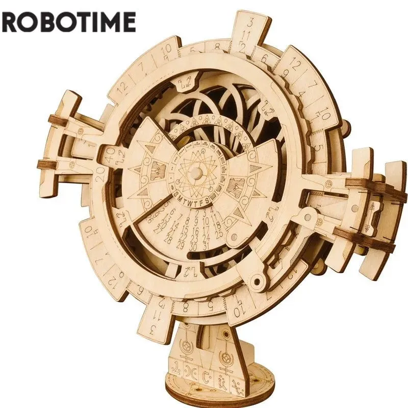 Robotime DIY Perpetual Wooden Calendar