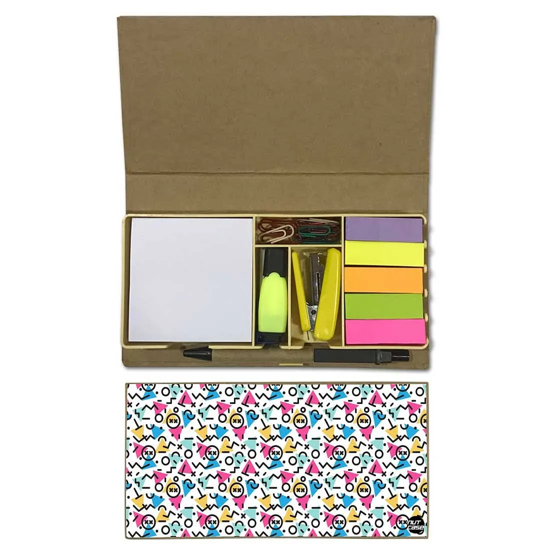 Stationery Kit Desk Organizer Memo Notepad - Letters