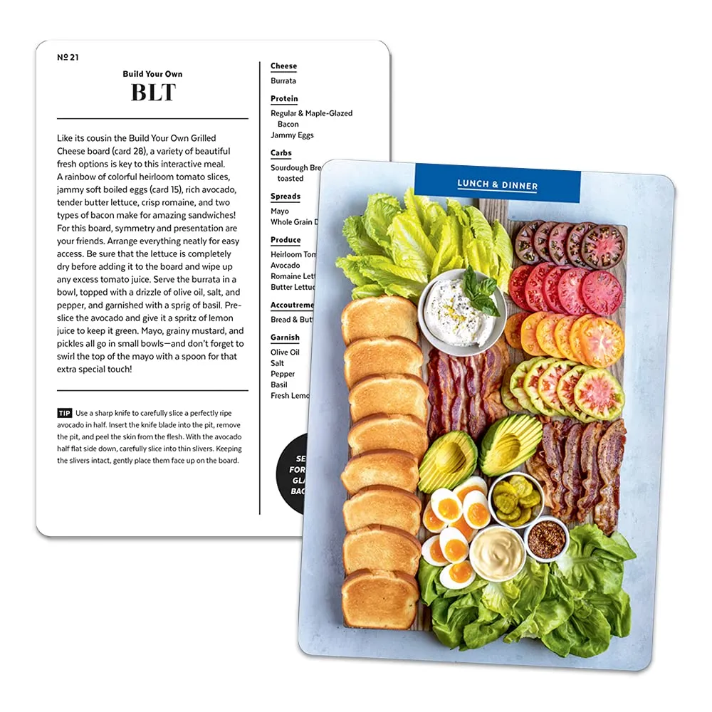 The Cheese Board Deck: 50 Cards for Styling Spreads, Savory & Sweet