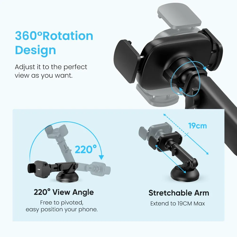 UGREEN Windshield Car Phone Mount