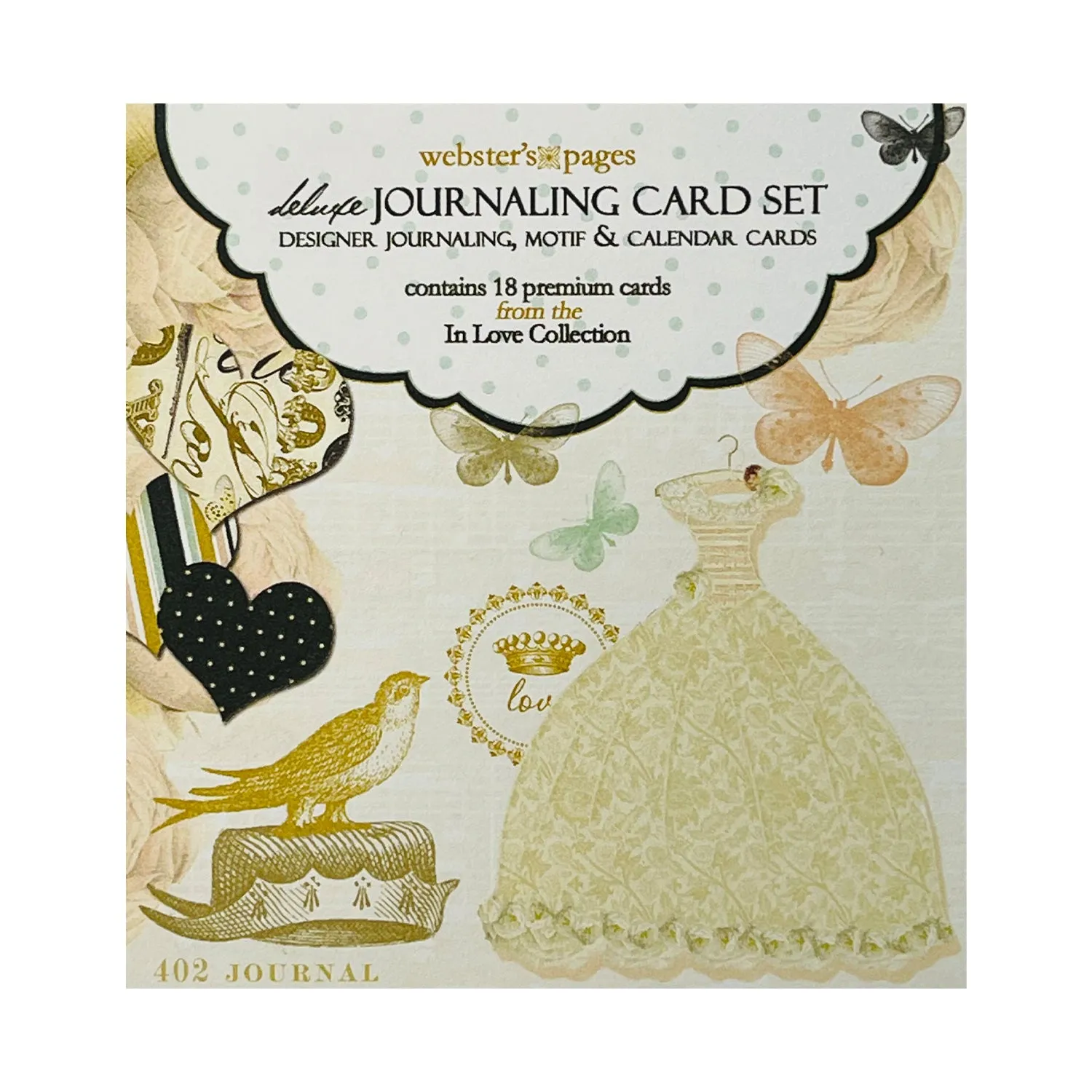 Webster's Pages Deluxe Journaling Card Set - In Love*